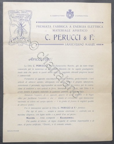 Brochure fabbrica perucci - c.,